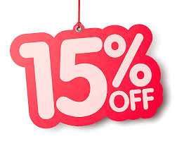 15% Off