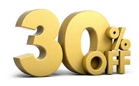 30 % Off